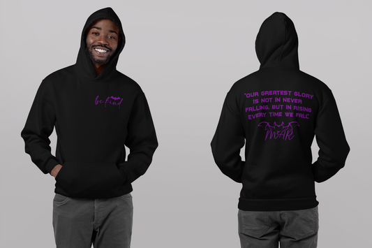 Fly high … be kind … in memory of MAR hoodie