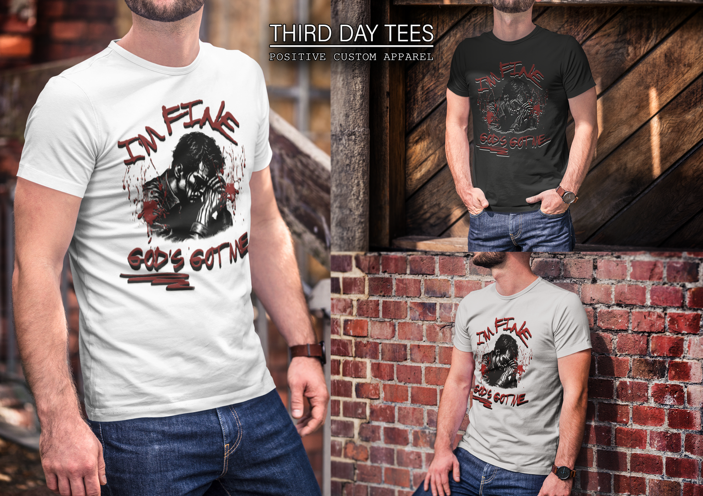 I'm Fine ... God's got me ! Shirts