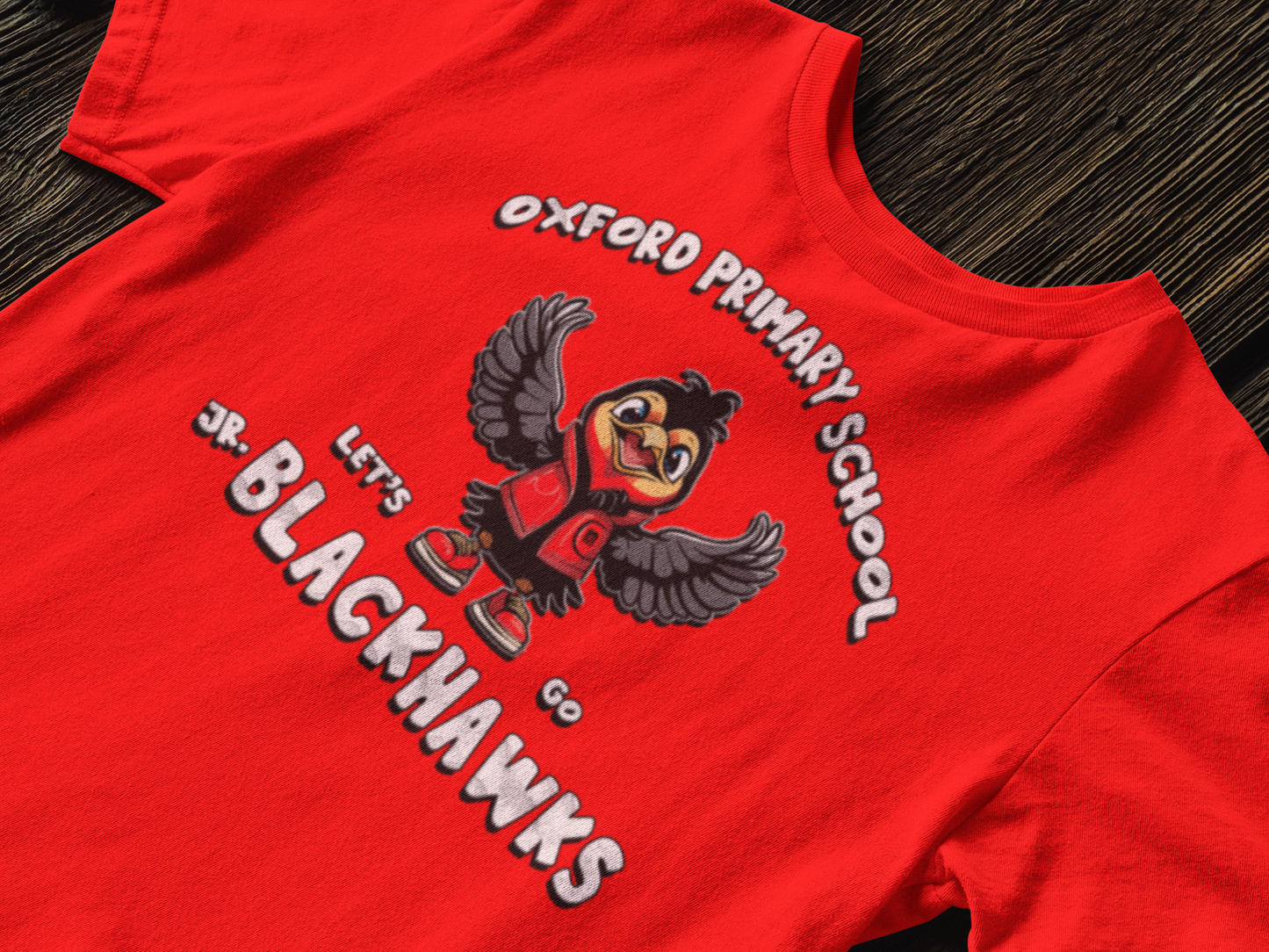 Oxford Primary School Jr. Blackhawks Collection Adult Sizes