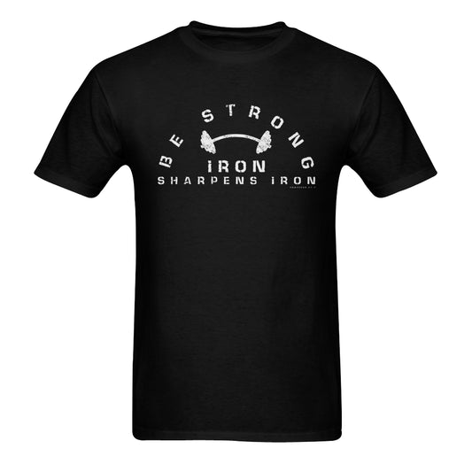 Be strong iron sharpens classic men's t-shirt