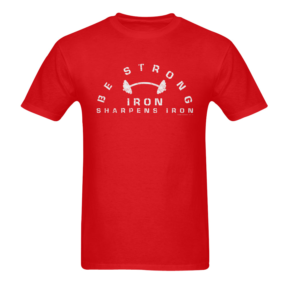 Be strong iron sharpens classic men's t-shirt