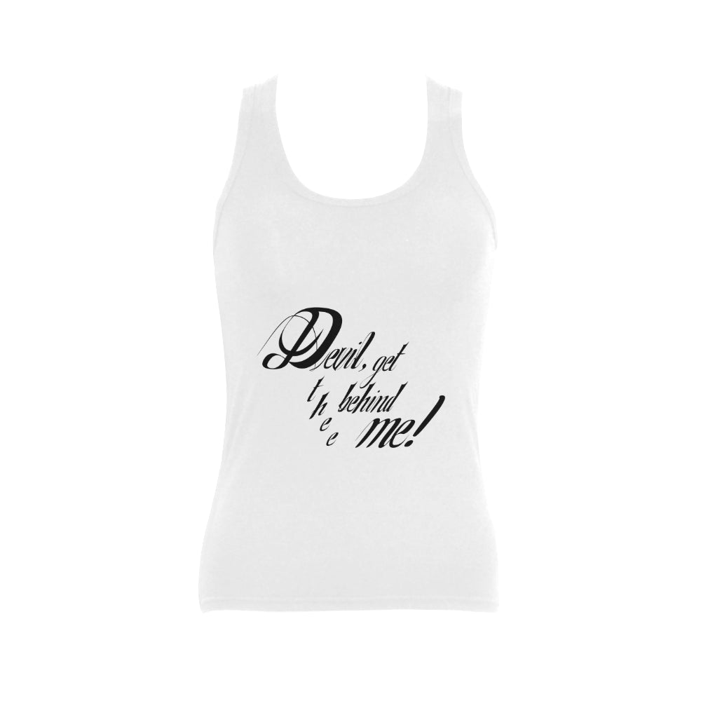 Devil get thee behind me ! classic women's tank top