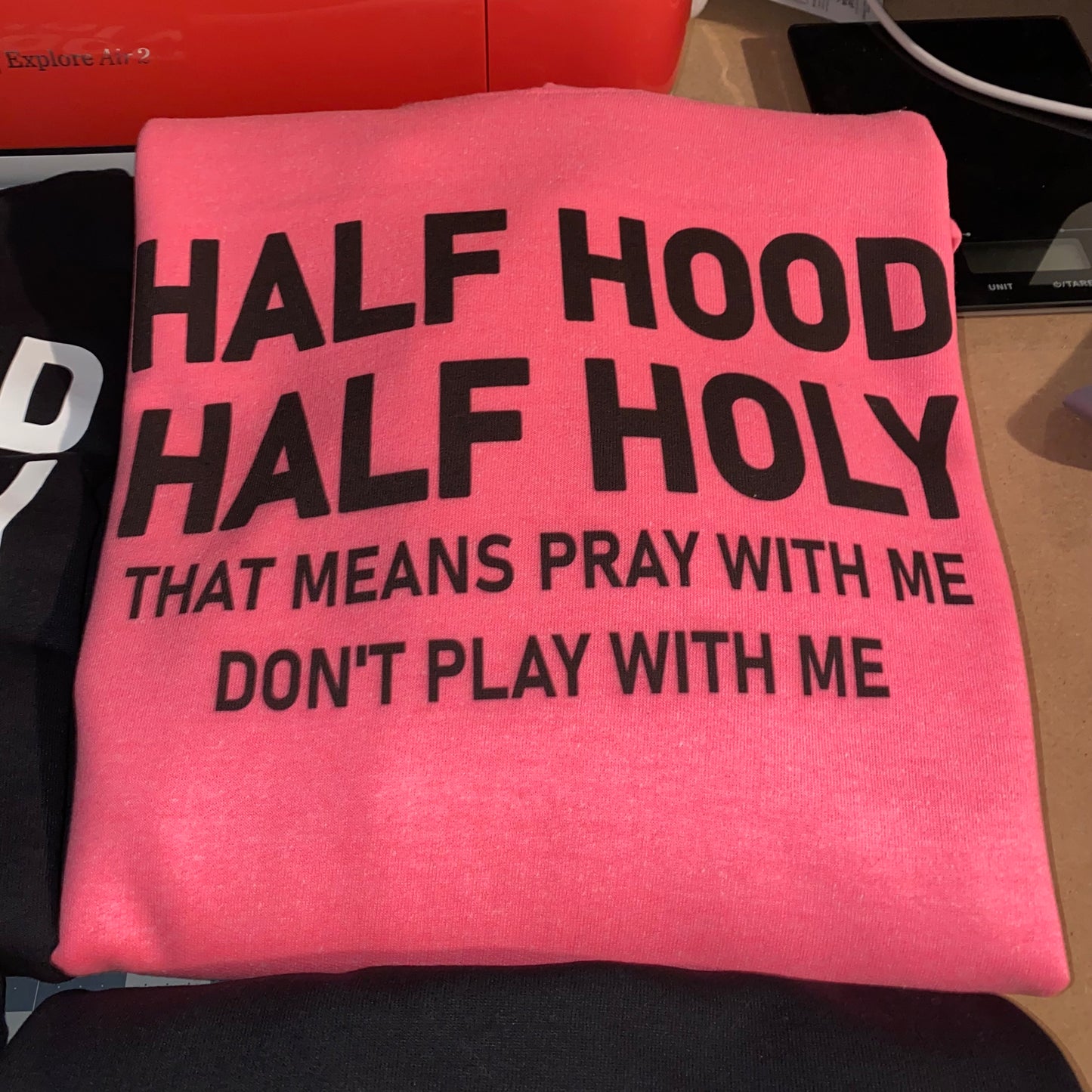 Half Hood Half Holy Hoodie