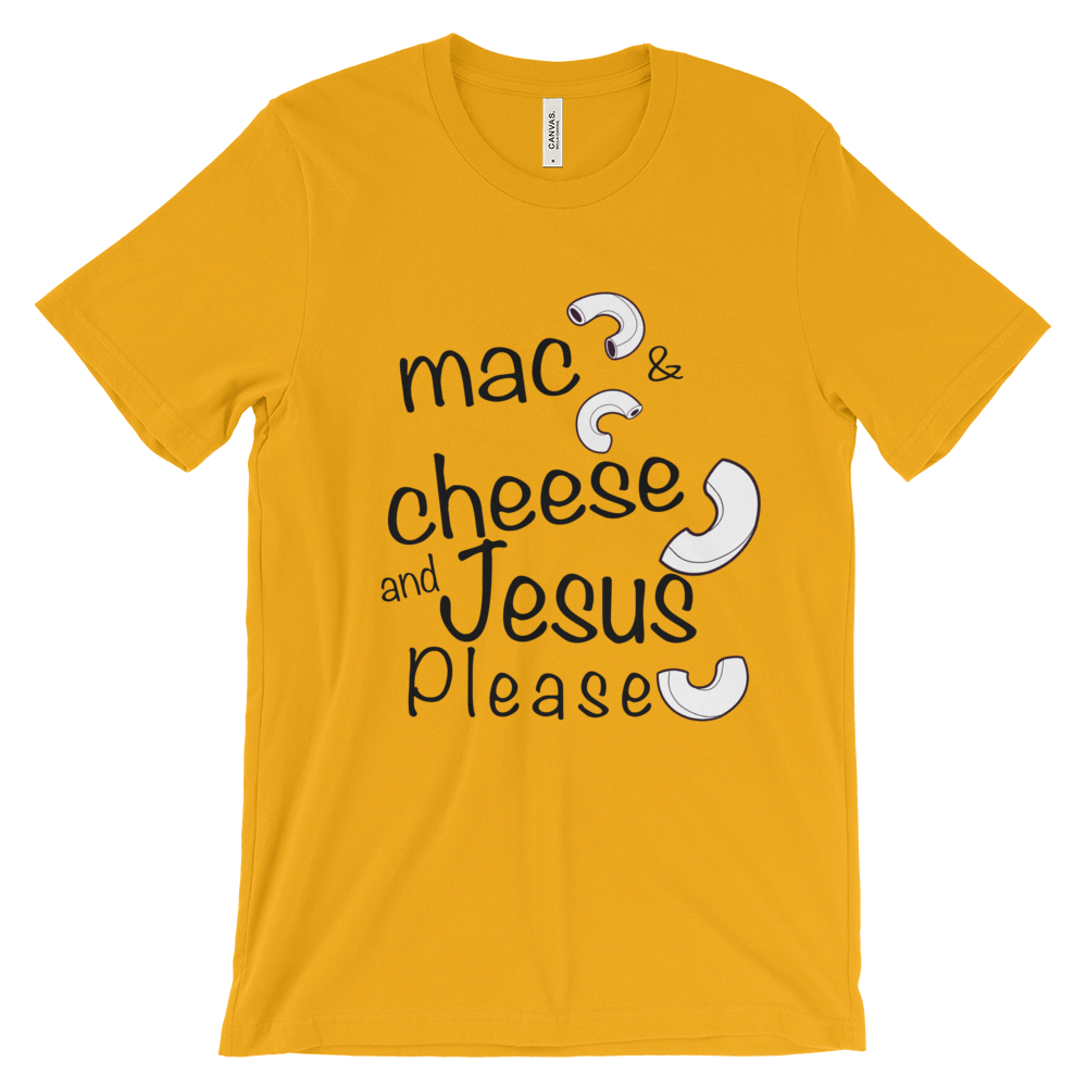 Mac and cheese Unisex short sleeve t-shirt