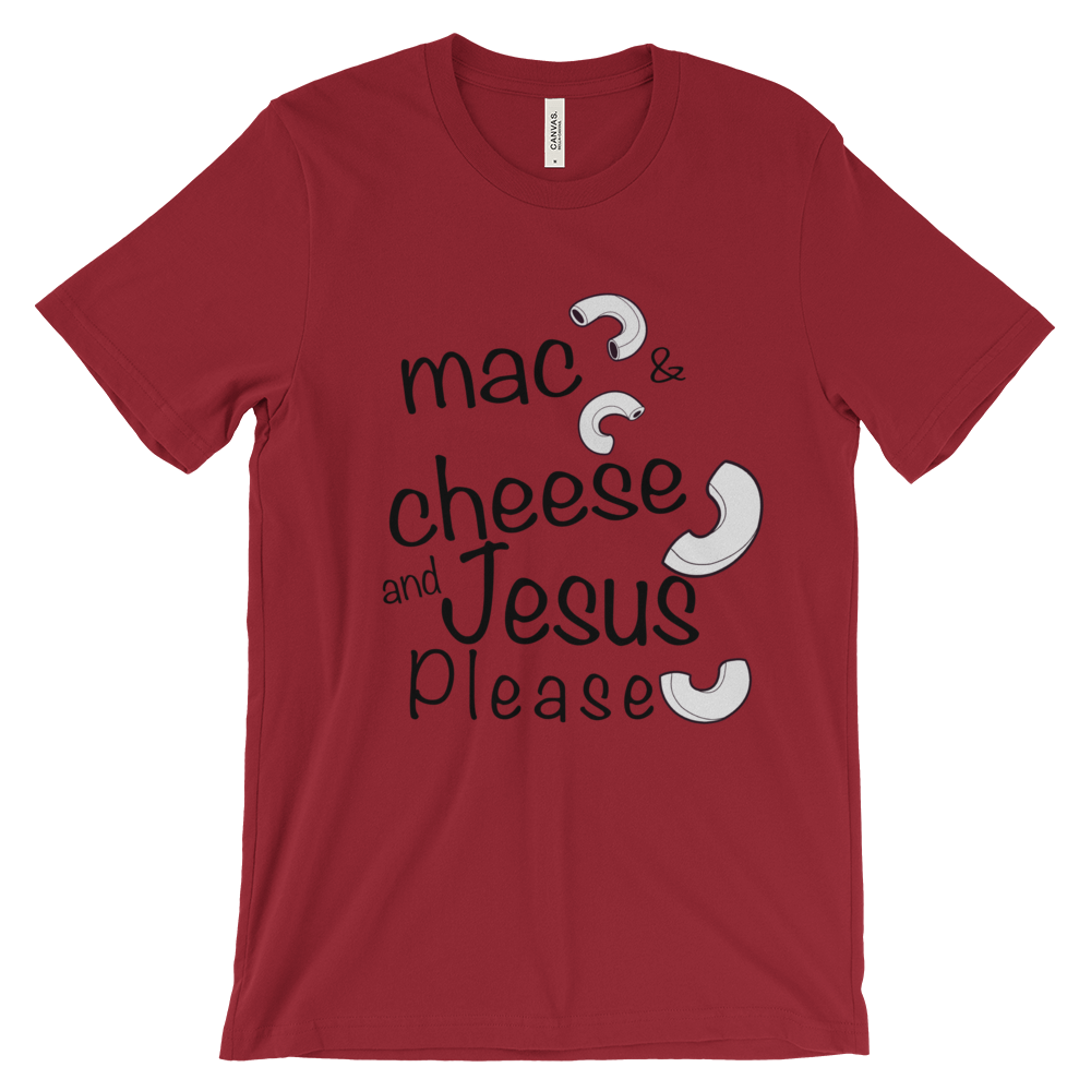 Mac and cheese Unisex short sleeve t-shirt