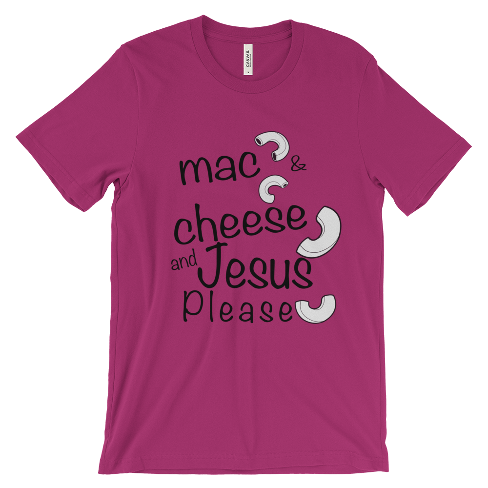 Mac and cheese Unisex short sleeve t-shirt