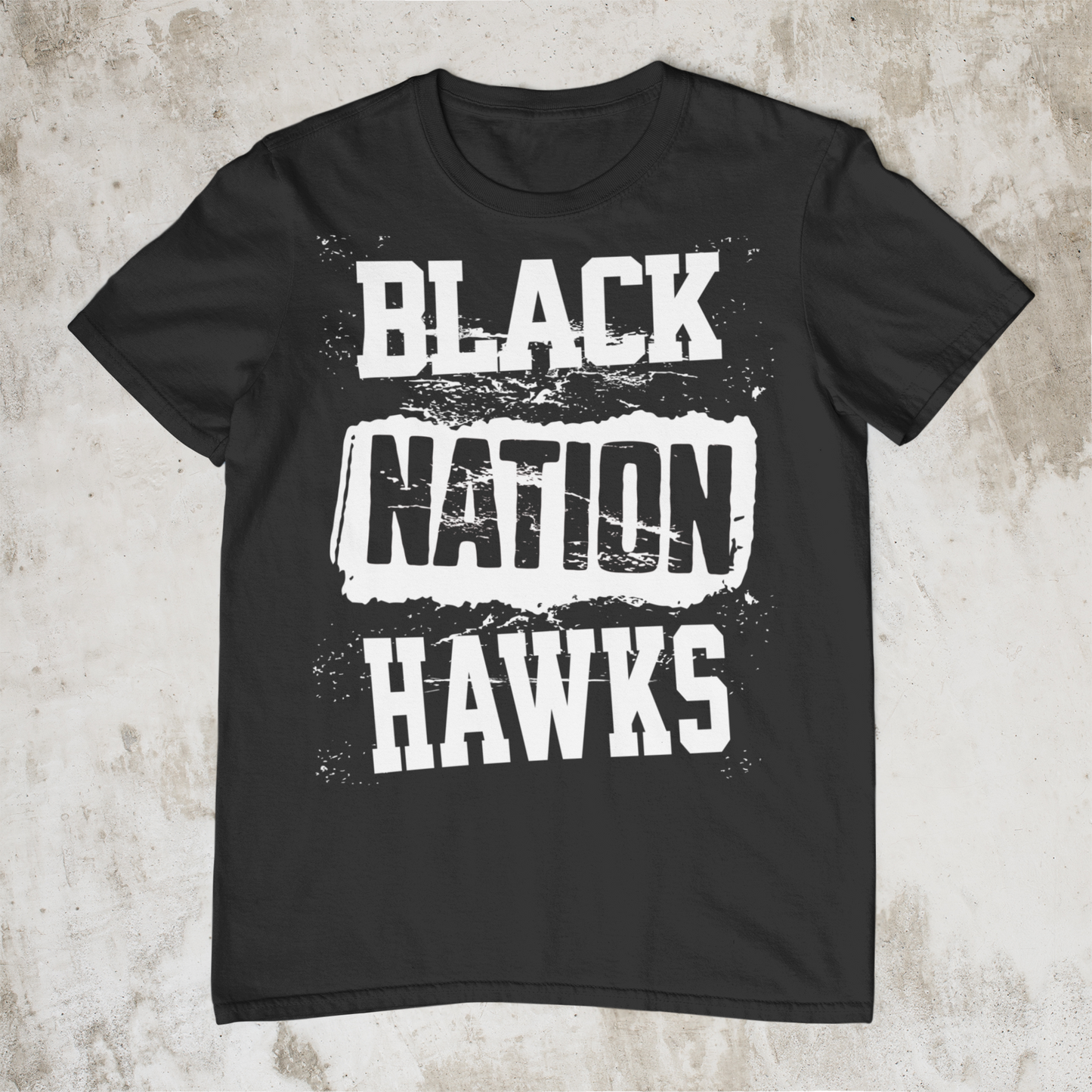 Black - NATION- Hawks T-Shirt